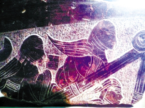 墓中出土的“羽人”