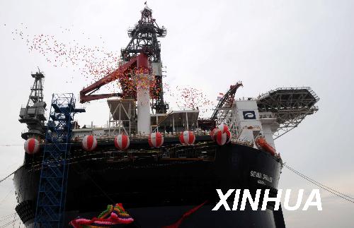 世界首座超深水海洋鉆探儲油平臺建造成功