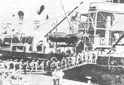 1944年8月4日 日軍大規模擄掠勞工（圖片來源：歷史上的今天TodayOnHistory.com）