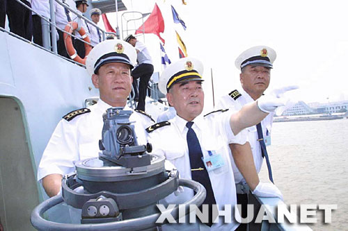 我國自行研制的戰艦首訪歐洲大陸
