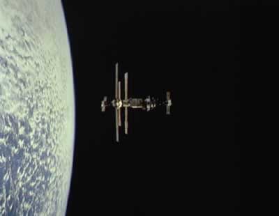 蘇聯(lián)宇宙飛船與空間站對接成功