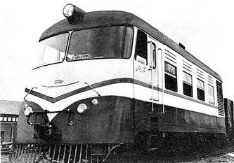 中國第一臺內燃電動機車試制成功
