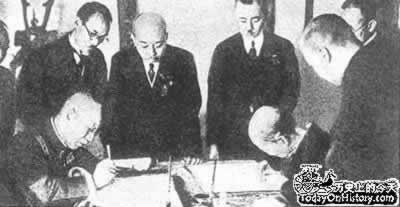 日本正式承認(rèn)“滿洲國”