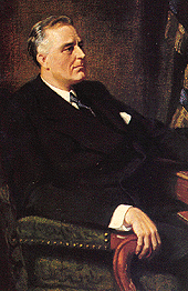 美國第32任總統(tǒng)羅斯福就職（1933-1945）（歷史今天lsjt.org）