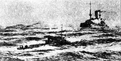 俄艦隊司令在海戰中葬生