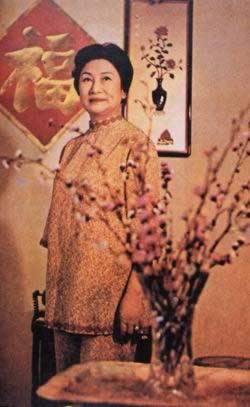 中國早期電影明星胡蝶在加拿大逝世