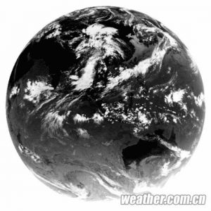 FY-2E中紅外圓盤圖 FY-2E中紅外圓盤圖