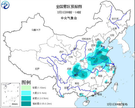 全國霧區預報