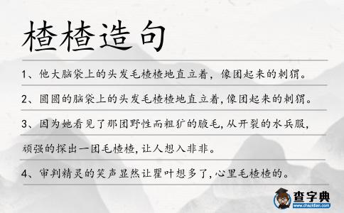 楂楂造句