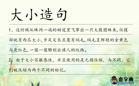大小造句