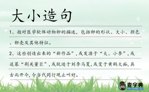 大小造句