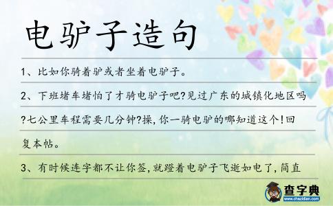 電驢子造句