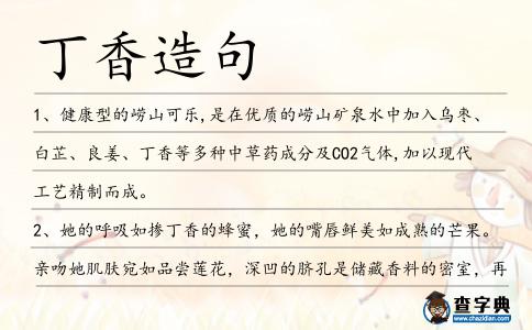 丁香造句