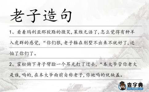 老子造句
