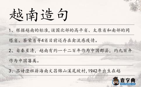 越南造句