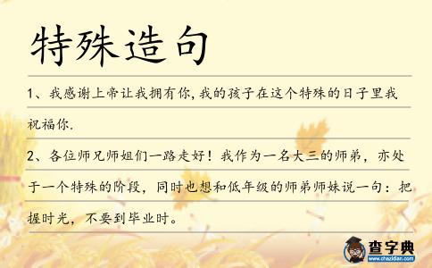 特殊造句