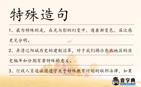 特殊造句