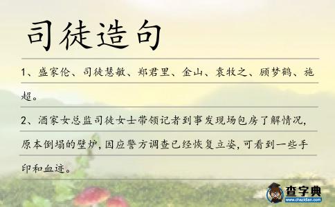 司徒造句