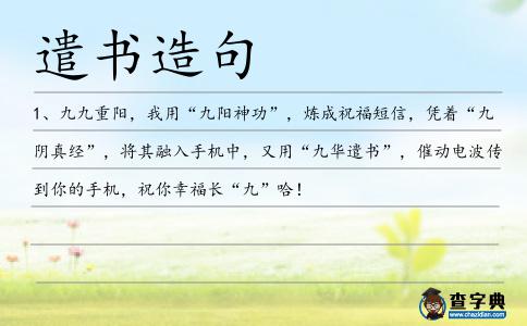 遣書(shū)造句