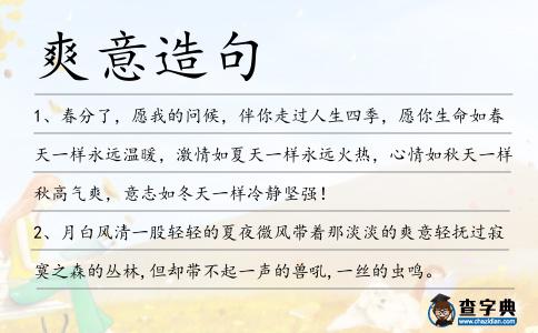 爽意造句