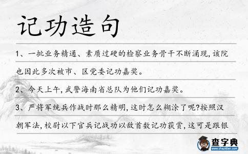 記功造句