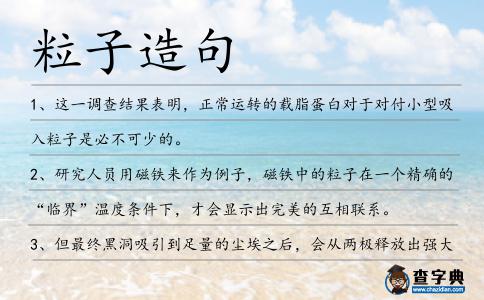 粒子造句