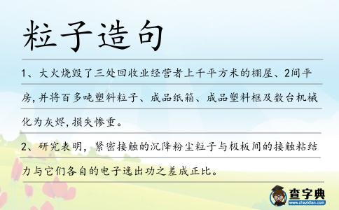 粒子造句