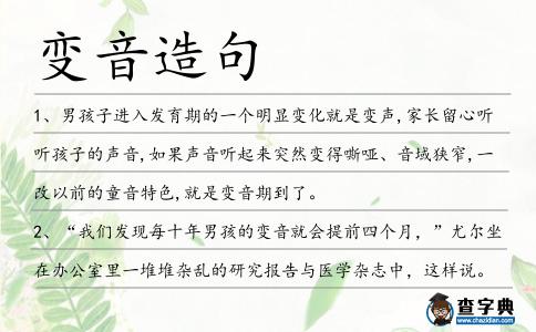 變音造句