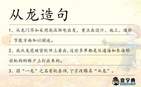 從龍造句