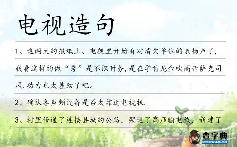 電視造句