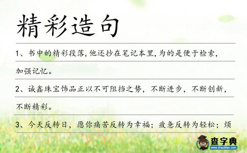 精彩造句