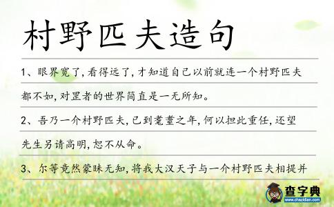 村野匹夫造句