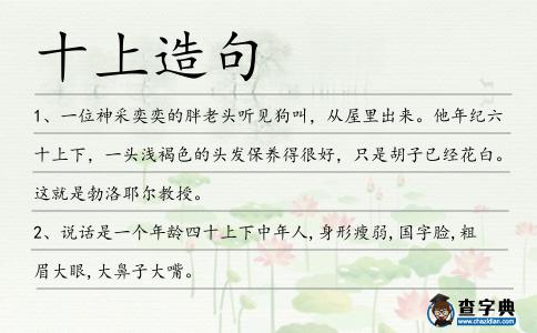 十上造句