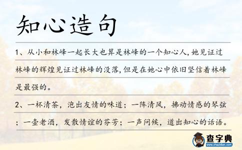 知心造句