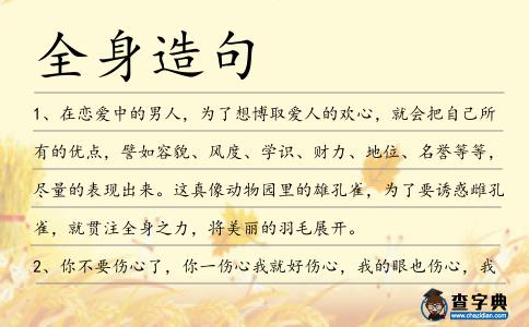 全身造句