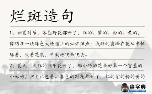 爛斑造句