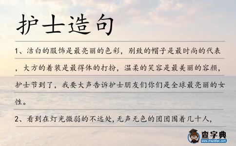 護士造句