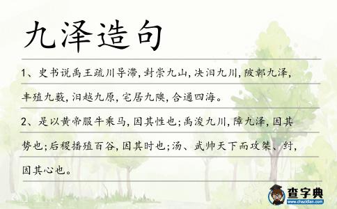 九澤造句