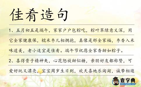 佳肴造句