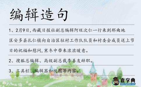 編輯造句