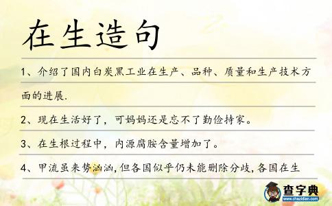 在生造句