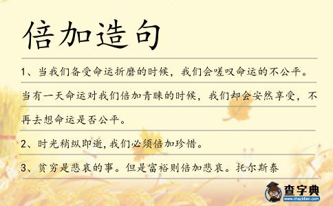 倍加造句