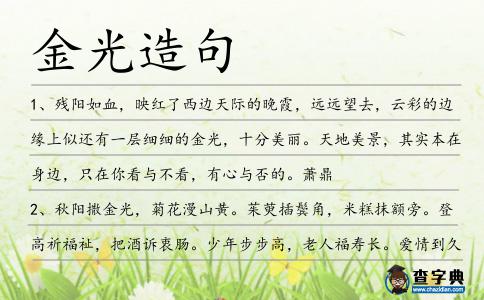 金光造句