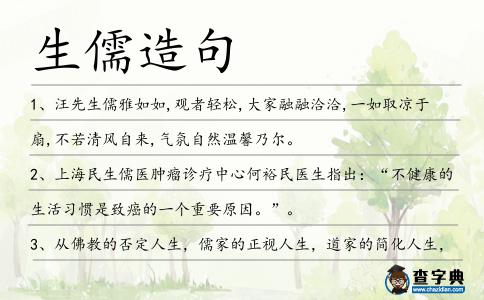 生儒造句