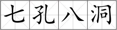 七孔八洞