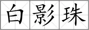白影珠