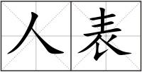 人表