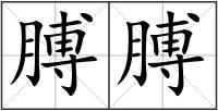 膊膊