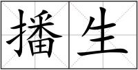 播生