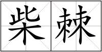 柴棘
